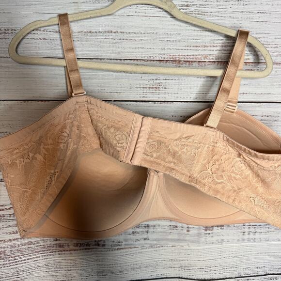 Torrid Bombshell Everyday Strapless Push-Up Bra Nude 50DD - Picture 7 of 7